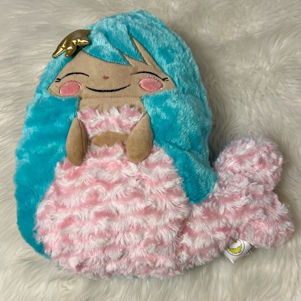 Animal Adventure Soft Landing Backflips Two Sided Mermaid & Narwal 13" Plush Toy